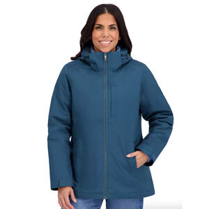 ZeroXposur Deonna 3-in-1 Jacket Women Hooded Winter Coat Blue NWT M